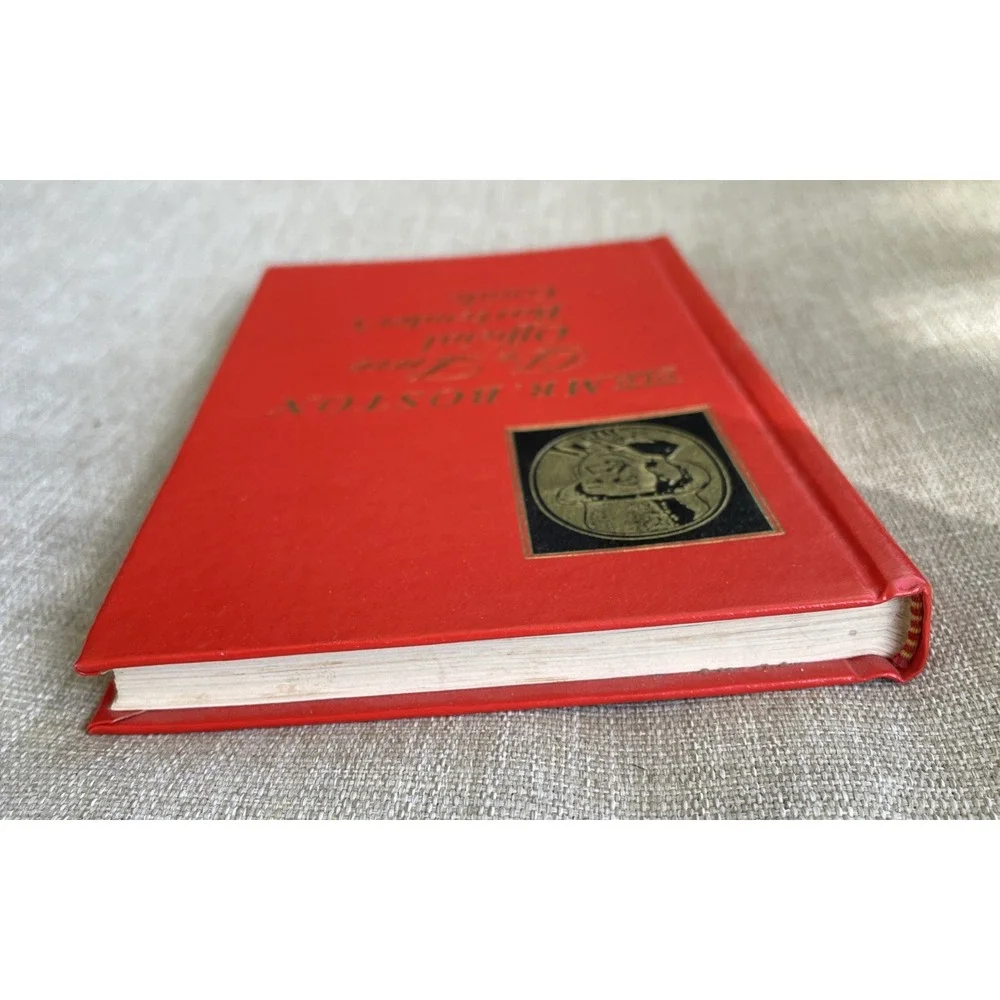 Old Mr. Boston DeLuxe Official Bartender's Guide 1967 Hardcover Book Vintage Red